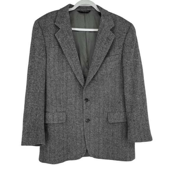 Vintage Brooks Brothers Plaid Camelhair Sport Coat Size 43L Made in USA - Picture 1 of 12